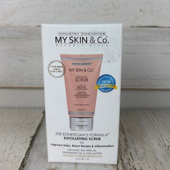 My Skin & Co Exfoliating Scrub Women Ingrown Hairs Razor Bumps Inflammation new - Picture 1 of 4